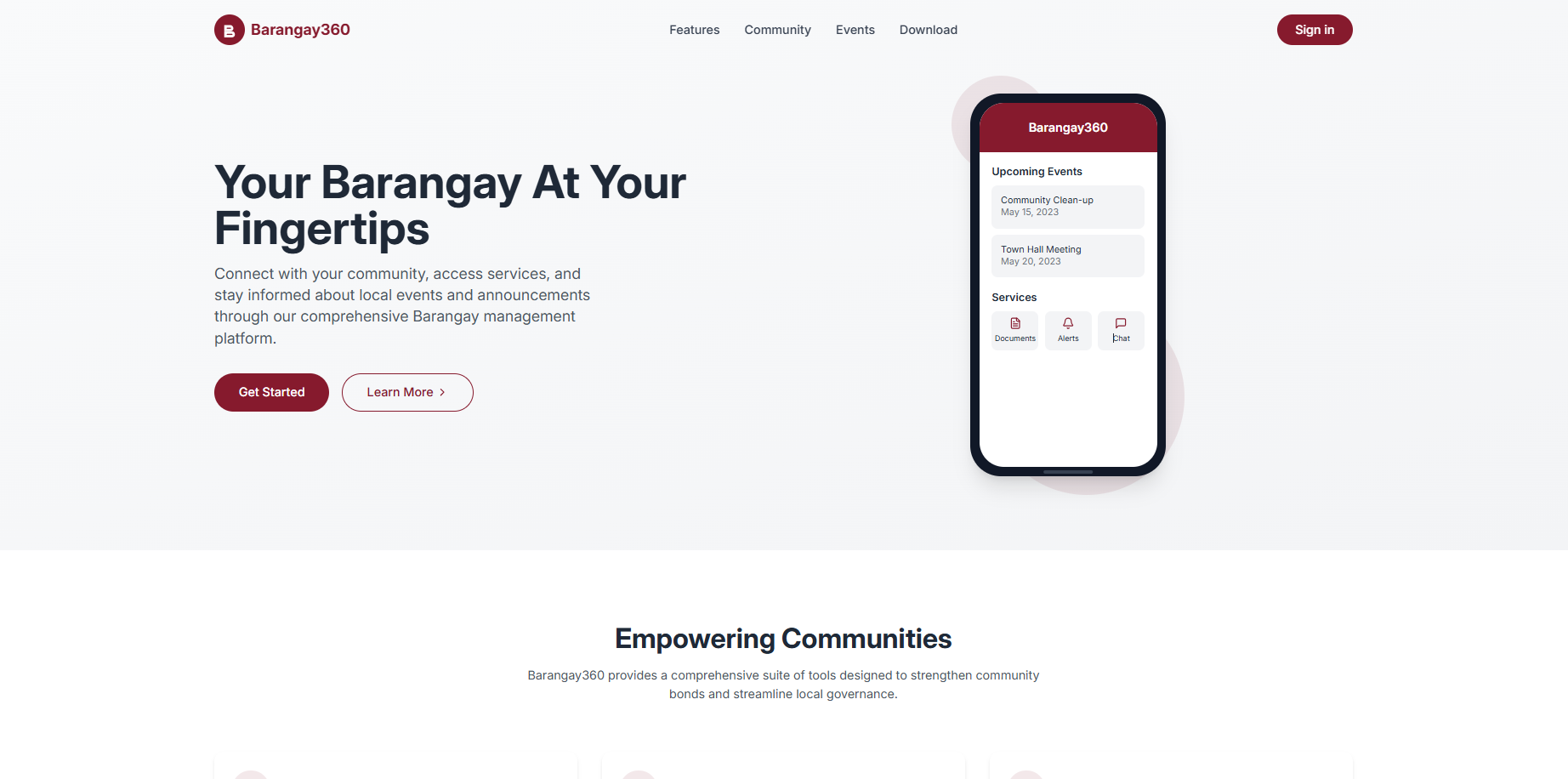 Barangay360 Web and Mobile